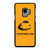 PORSCHE CAR YELLOW Samsung Galaxy S9 Case