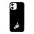 NIKE AIR JORDAN SIMPLE LOGO BLACK iPhone 12 Case