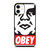 OBEY CLOTHING LOGO iPhone 12 Case OBEY CLOTHING LOGO iPhone 12 Case