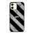 OFF WHITE LOGO STRIPE iPhone 12 Case