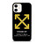 OFF WHITE YELLOW LOGO X APPLE iPhone 12 Case