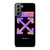 OFF WHITE PURPLE SPRAY Samsung Galaxy S21 Plus Case