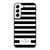 KATE SPADE NEW YORK BLACK WHITE STRIPES Samsung Galaxy S22 Case