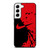 NIKE SWOOSH LOGO RED BLACK Samsung Galaxy S22 Case