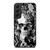 SKULL ON BLACK LACE Samsung Galaxy S22 Plus Case
