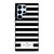 KATE SPADE NEW YORK BLACK WHITE STRIPES Samsung S22 Ultra Case Samsung Galaxy S22 Ultra Case