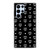 MCM WORLDWIDE ICON BLACK Samsung S22 Ultra Case Samsung Galaxy S22 Ultra Case
