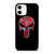 THE PUNISHER SKULL RED BLUE ARTWORK iPhone 12 Case