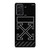 OFF WHITE BLACK CARBON Samsung Galaxy Note 20 Case