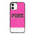 VICTORIA'S SECRET LOGO PINK iPhone 12 Case VICTORIA'S SECRET LOGO PINK iPhone 12 Case
