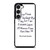 FRIENDS QUOTE GOODBYE Samsung Galaxy S23 Case