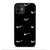 BLACK NIKE LOGO PATTERN iPhone 12 Mini Case