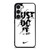 NIKE LOGO JUST DO IT GLITCH BLACK Samsung Galaxy S23 Case