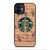 COFFEESHOP STARBUCK WOODEN LOGO iPhone 12 Mini Case