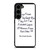 FRIENDS QUOTE GOODBYE Samsung Galaxy S23 Plus Case