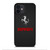 FERRARI LOGO RED CARBON iPhone 12 Mini Case