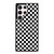 BLACK WHITE CHECKERED Samsung Galaxy S23 Ultra Case
