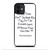 FRIENDS QUOTE GOODBYE iPhone 12 Mini Case
