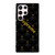 SUPREME BLACK PATTERN GOLD Samsung Galaxy S23 Ultra Case