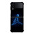 COOL AIR JORDAN LOGO BLUE Samsung Galaxy Z FLip4 5G Case Cover