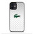 LACOSTE SILVER PATTERN iPhone 12 Mini Case