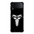 KOBE BLACK MAMBA LOGO BLACK Samsung Galaxy Z FLip4 5G Case Cover