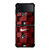 NIKE BLOCKS RED Samsung Galaxy Z FLip4 5G Case Cover