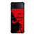 NIKE SWOOSH LOGO RED BLACK Samsung Galaxy Z FLip4 5G Case Cover
