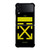 OFFWHITE LOGO YELLOW Samsung Galaxy Z FLip4 5G Case Cover