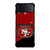 SAN FRANCISCO 49ERS LOGO NFL CLUB Samsung Galaxy Z FLip4 5G Case Cover SAN FRANCISCO 49ERS LOGO NFL CLUB Samsung Galaxy Z FLip4 5G Case Cover