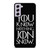 GAME OF THRONES KNOW NOTHING JON SNOW black rubber Samsung Galaxy S21 FE Case