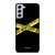 OFF WHITE LOGO POLICE LINE Samsung Galaxy S21 FE Case