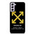OFF WHITE YELLOW LOGO X APPLE Samsung Galaxy S21 FE Case