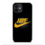 NIKE YELLOW ROPE LOGO iPhone 12 Mini Case
