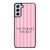 VICTORIA'S SECRET LOGO PINK STRIPE Samsung Galaxy S21 FE Case
