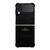 COACH NEW YORK BLACK LEATHER Samsung Galaxy Z FLip 3 5G Case Cover