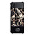 COACH NEW YORK GOLD BLACK TEXTURE Samsung Galaxy Z FLip 3 5G Case Cover