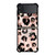 COACH NEW YORK LEOPARD SKIN Samsung Galaxy Z FLip 3 5G Case Cover