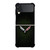 CORVETTE LOGO GREEN METAL Samsung Galaxy Z FLip 3 5G Case Cover
