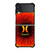 HURLEY ORANGE BLACK LOGO Samsung Galaxy Z FLip 3 5G Case Cover