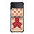 LITTLE BEAR BRICK KAWS RED Samsung Galaxy Z FLip 3 5G Case Cover