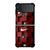 NIKE BLOCKS RED Samsung Galaxy Z FLip 3 5G Case Cover