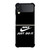 NIKE JUST DO IT BLACK Samsung Galaxy Z FLip 3 5G Case Cover NIKE JUST DO IT BLACK Samsung Galaxy Z FLip 3 5G Case Cover
