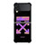 OFF WHITE PURPLE SPRAY Samsung Galaxy Z FLip 3 5G Case Cover