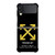 OFF WHITE YELLOW LOGO X APPLE Samsung Galaxy Z FLip 3 5G Case Cover