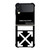 OFF WHITE Samsung Galaxy Z FLip 3 5G Case Cover OFF WHITE Samsung Galaxy Z FLip 3 5G Case Cover