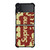 SUPREME RED CREAM LOGO Samsung Galaxy Z FLip 3 5G Case Cover