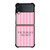 VICTORIA'S SECRET LOGO PINK STRIPE Samsung Galaxy Z FLip 3 5G Case Cover VICTORIA'S SECRET LOGO PINK STRIPE Samsung Galaxy Z FLip 3 5G Case Cover