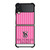 VICTORIA'S SECRET LOGO POLKADOT STRIPE Samsung Galaxy Z FLip 3 5G Case Cover