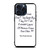 FRIENDS QUOTE GOODBYE iPhone 15 Pro Max Case
